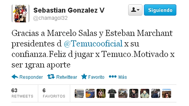 Deportes Temuco fichó a Sebastián González y Rodolfo Madrid