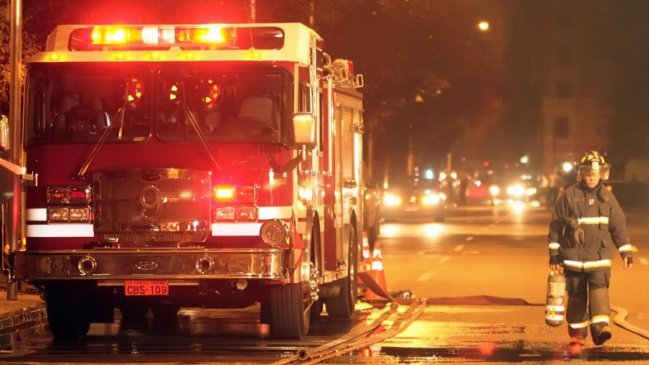 Anciana falleció en incendio en Estación Central