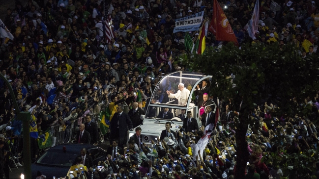 La visita del papa Francisco a Brasil