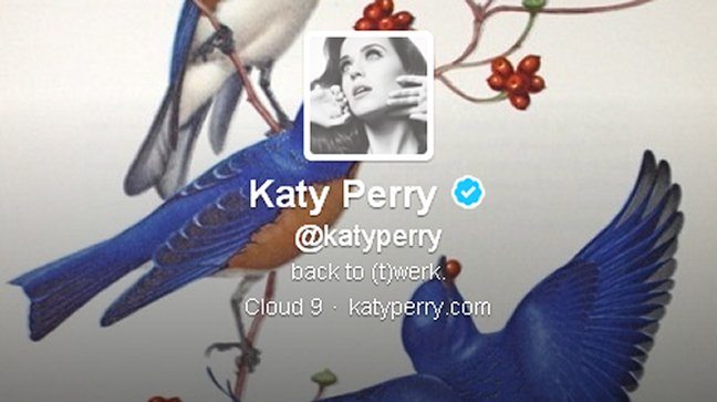 Katy Perry es la nueva reina de Twitter: Desplazó al segundo lugar a Lady Gaga