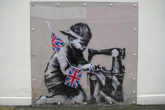 Subastarán un Banksy arrancado de un muro del norte de Londres