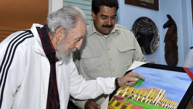 Nicolás Maduro se reunió con Fidel Castro en Cuba