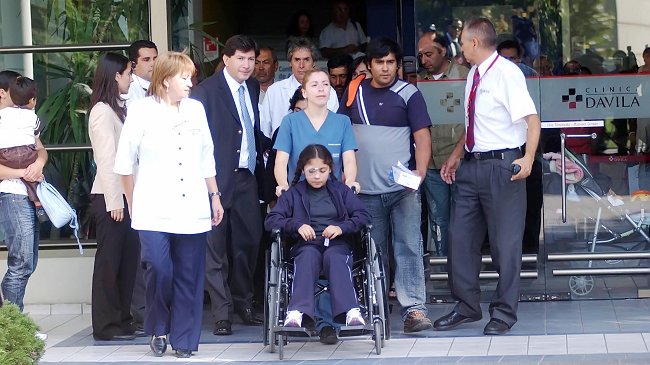 Madre de niña que perdió un ojo quedó 