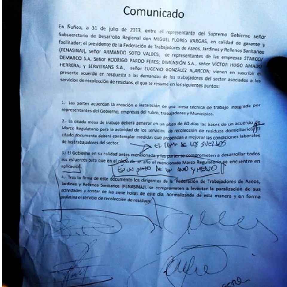 Se acabó el paro: Bases echaron pie atrás y ratificaron acuerdo