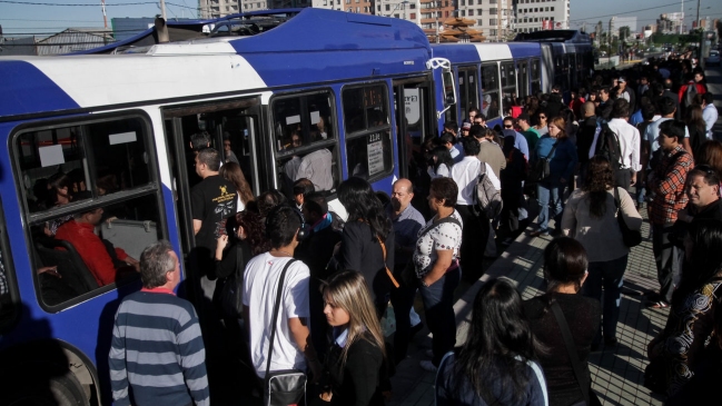 Evasión de Transantiago alcanzó su nivel más bajo desde diciembre de 2010