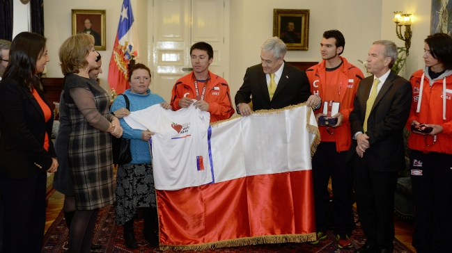 Presidente Piñera recibió a Cristián Valenzuela en La Moneda