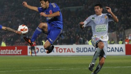 U. de Chile celebró en la Copa Sudamericana tras golear a Real Potosí