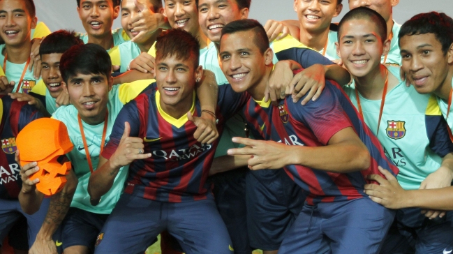 Neymar sobre Alexis Sánchez: Es muy habilidoso y muy rápido