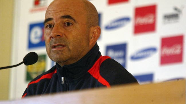 La conferencia de prensa de Sampaoli en Dinamarca