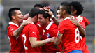 Los goles de la sólida victoria de Chile sobre Irak