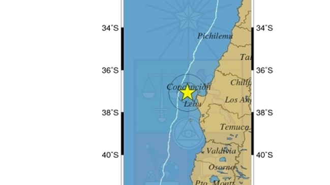 Sismo de menor intensidad se registró en la Región del Biobío