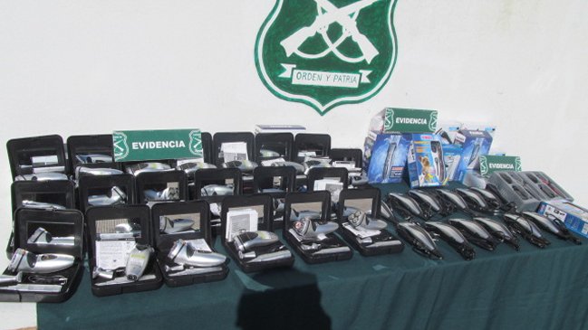 Carabineros incautó máquinas de afeitar falsas en Talca