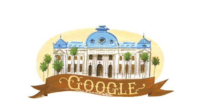 Google festeja 200 años de la Biblioteca Nacional