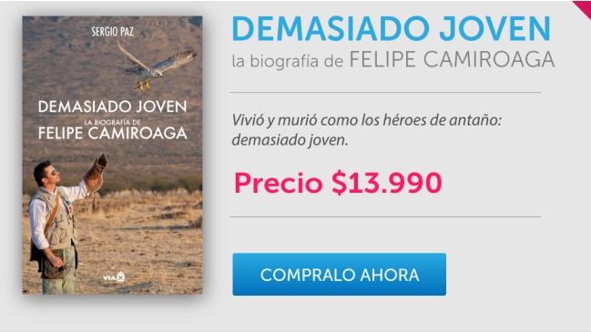 Ya está disponible la preventa de una de las biografía de Felipe Camiroaga