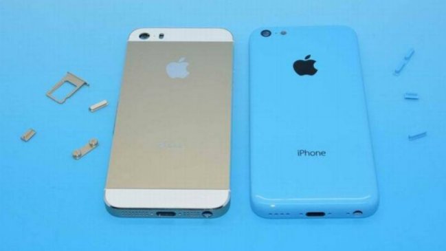 Filtran imágenes del iPhone 5S y iPhone 5C juntos