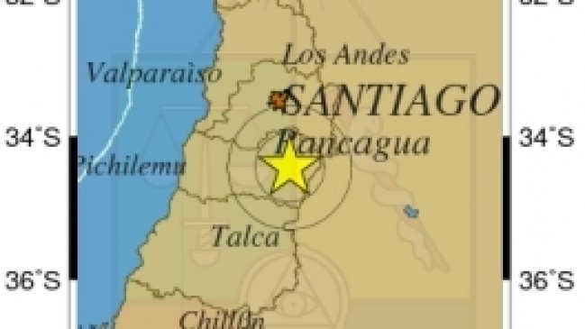 Sismo de magnitud 5,2 Richter despertó a la zona central del país