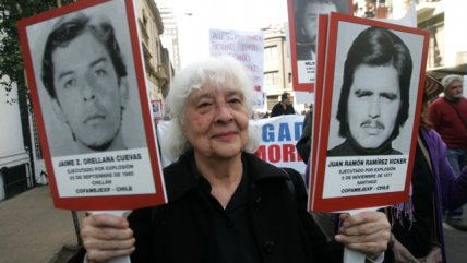 La marcha hacia el Memorial del Detenido Desaparecido