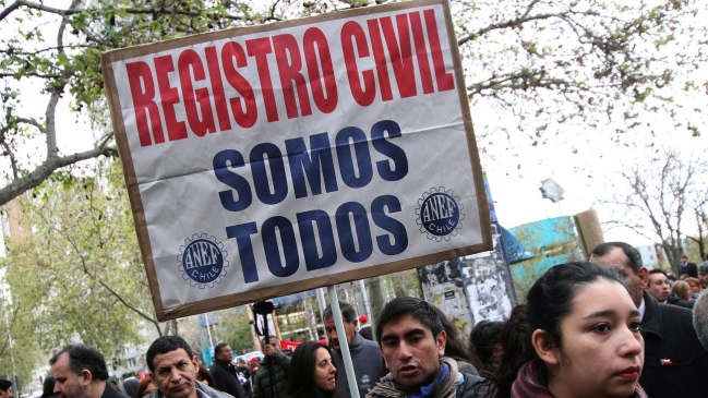 Gobierno entregó nueva propuesta a funcionarios del Registro Civil