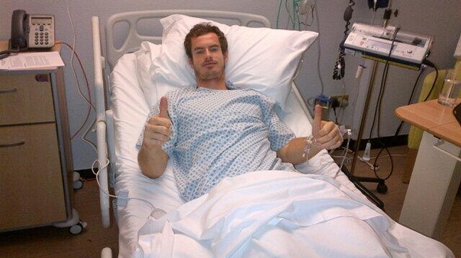 Andy Murray superó con éxito una operación de espalda