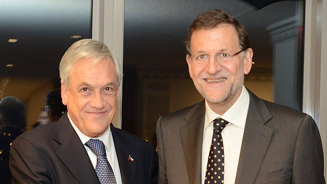 Piñera y Rajoy analizaron en Nueva York la evolución de la situación económica