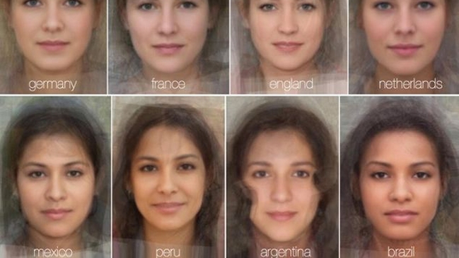 ¿Cómo se ve la mujer promedio de cada país?