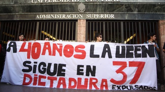 Estudiantes expulsados de la Universidad Central recurrieron a tribunales