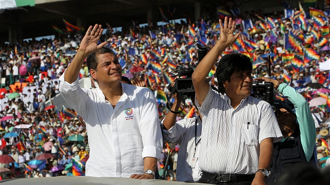 Presidente de Ecuador abogó por una salida al mar para Bolivia