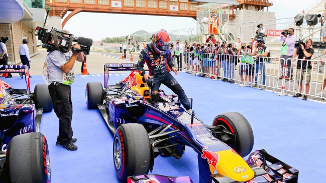 Sebastian Vettel se adjudicó la pole position en el GP de Corea de la Fórmula 1