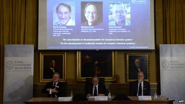 Karplus, Levitt y Warshel ganan el Premio Nobel de Química