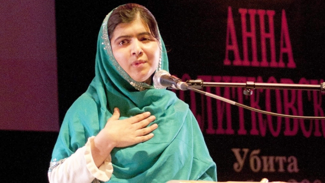 Malala Yousafzai se quedó con el premio Sájarov del Parlamento Europeo