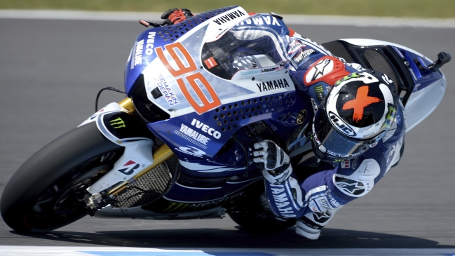 Jorge Lorenzo logró la pole position en el Moto GP de Australia