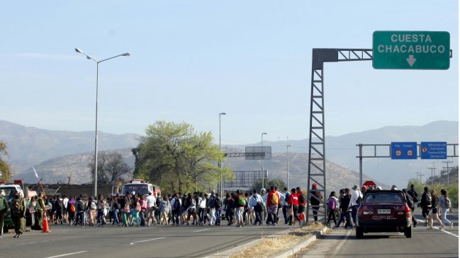 Hombre falleció en peregrinación a Santuario de Los Andes