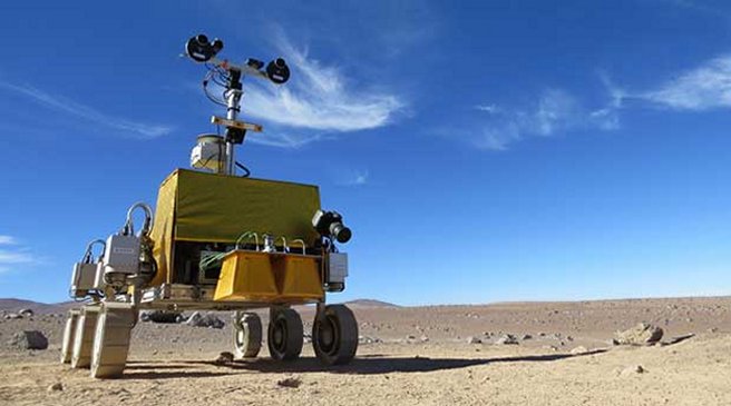 Robot prepara en el desierto de Atacama su expedición a Marte