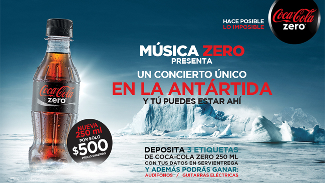 Bebida invita a colombianos a concierto de Metallica en la Antártica