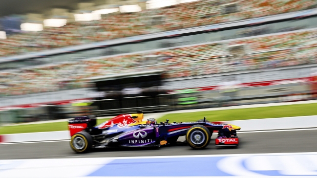 Sebastian Vettel dominó los entrenamientos libres en India