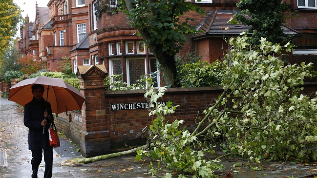 Miles de hogares británicos siguen sin electricidad tras tormenta