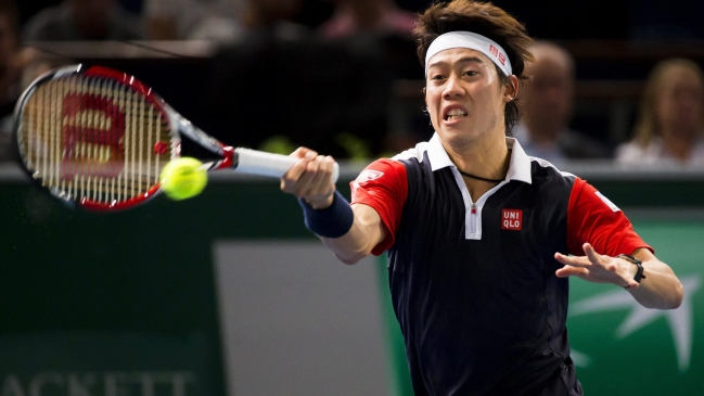 El japonés Nishikori dejó a Tsonga fuera de París Bercy y sin Londres