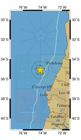 Seguidilla de temblores afectó regiones del Maule y Biobío