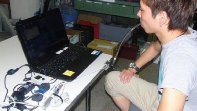 Desarrollan en Japón un mouse para el computador manejable con la respiración