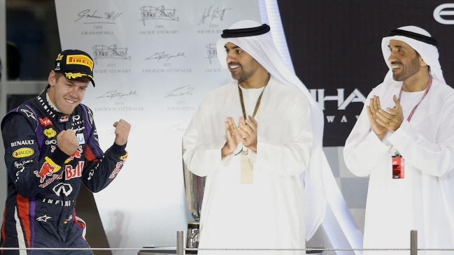Sebastian Vettel celebró el título con una victoria en el GP de Abu Dhabi