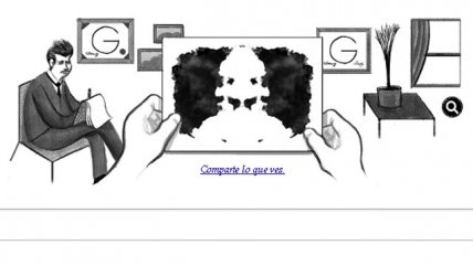   Doodle de Google invita a hacer el test de Rorschach 