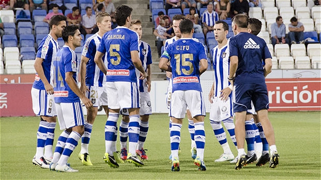 Luis Felipe Gallegos fue titular en caída de Recreativo de Huelva