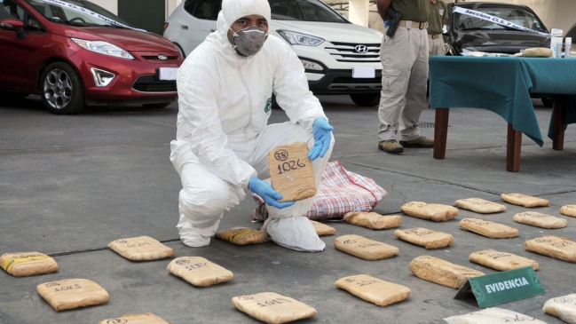 Operativo de la PDI decomisó 150 kilos de marihuana y detuvo a 10 sujetos
