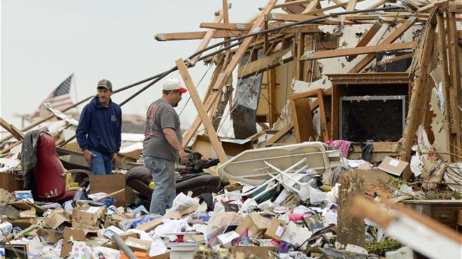 Potentes tornados dejan al menos seis muertos en el centro EE.UU.