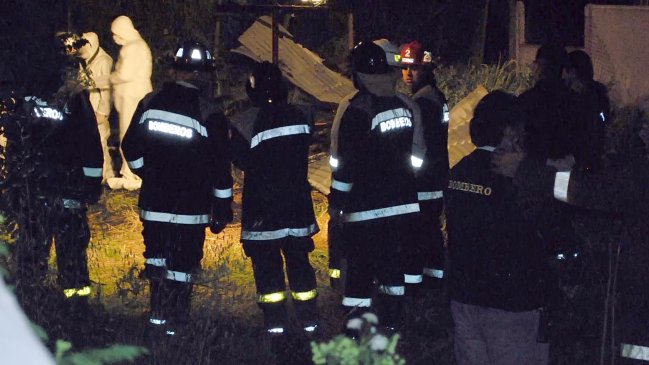Mujer murió en incendio de mediagua en Lo Barnechea