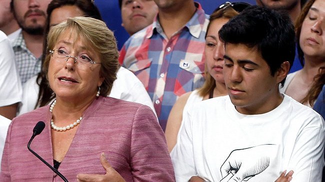 Vocero de la Coordinadora de Estudiantes Secundarios entregó apoyo a Bachelet