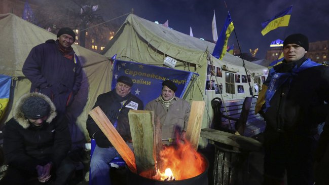 Nueva jornada de protestas en Ucrania