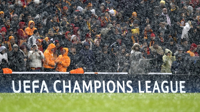 El duelo entre Galatasaray y Juventus quedó suspendido por la nieve