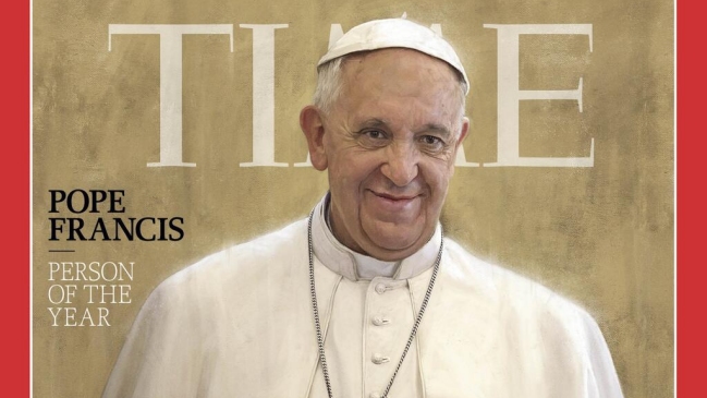 Revista Time eligió al Papa Francisco como la 