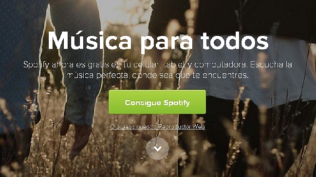 Spotify tuvo su presentación en Chile